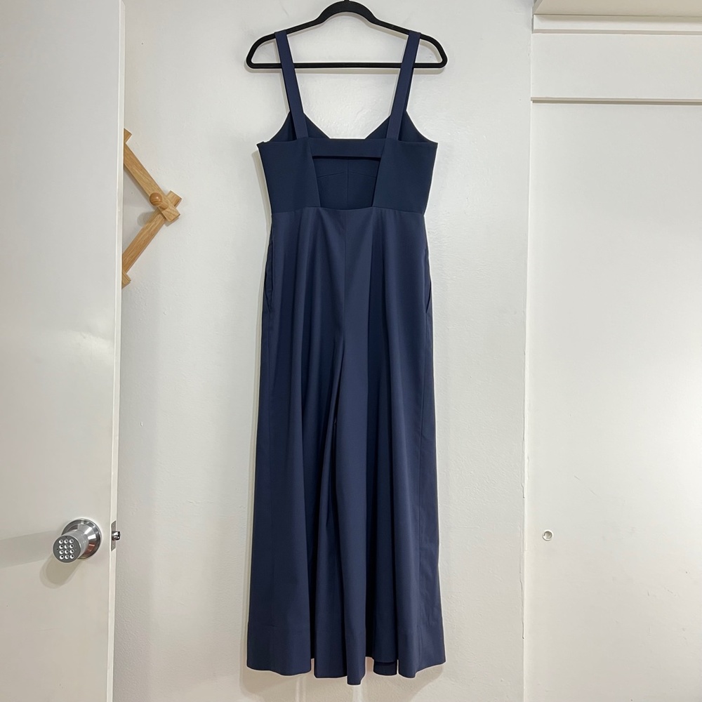 La Ligne Zelda Stretch Jersey Cropped Pant Jumpsuit - Picture 8 of 11